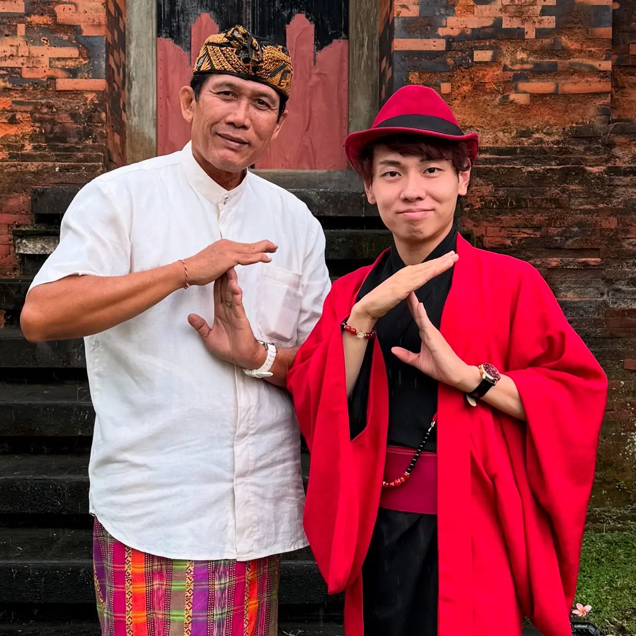 バリ島の王様に披露🇮🇩